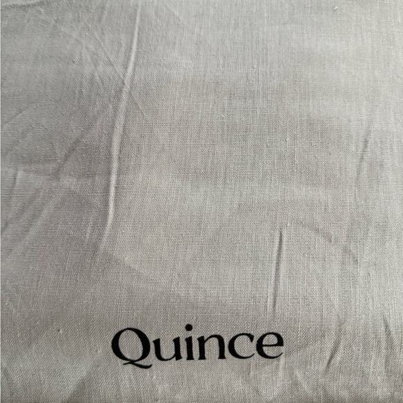 Quince European Linen Duvet Cover Sand Beige Size Queen/Full - Picture 8 of 14